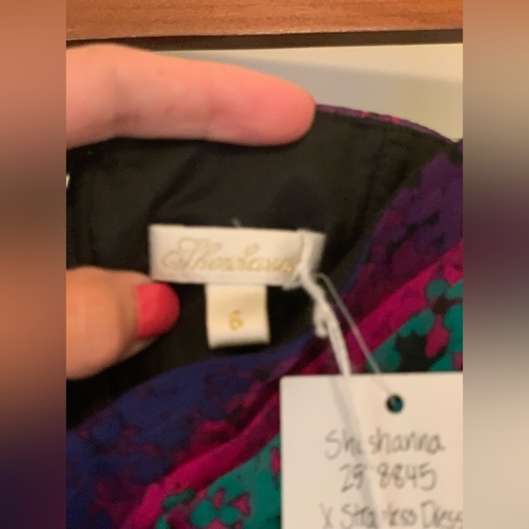 ShoShanna Multicolor Strapless Dress.   Size-6 - Picture 4 of 4